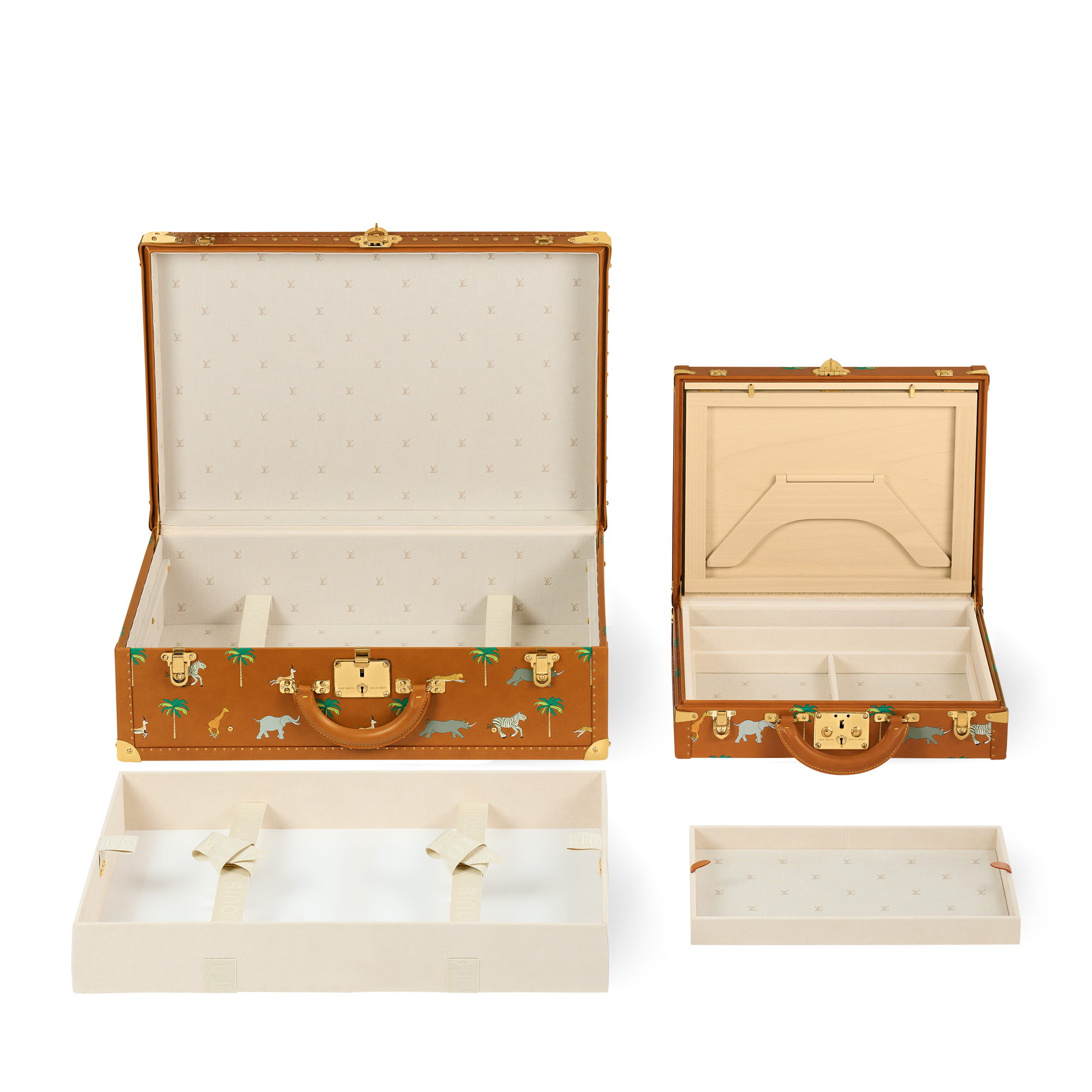 LV x Darjeeling Limited Pyramide Alzer President Other Leathers